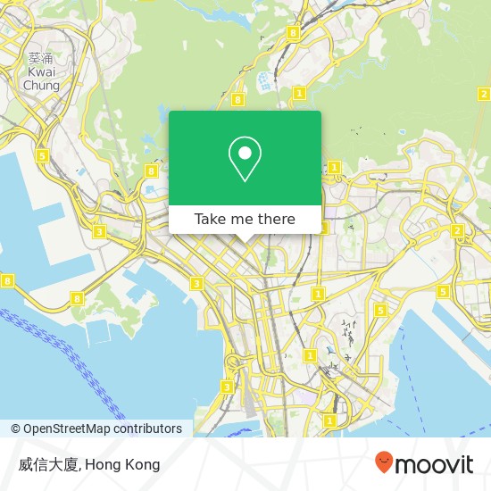 威信大廈 map