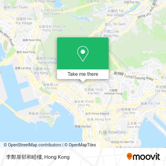 李鄭屋邨和睦樓 map