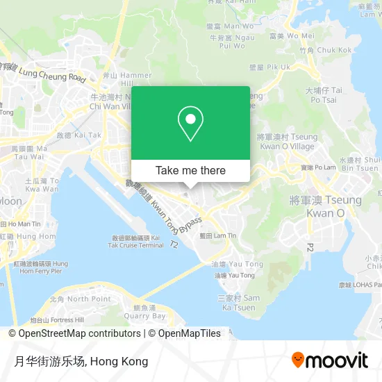 月华街游乐场 map