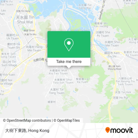 大樹下東路地圖