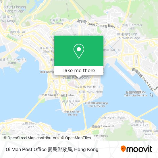 Oi Man Post Office 愛民郵政局 map