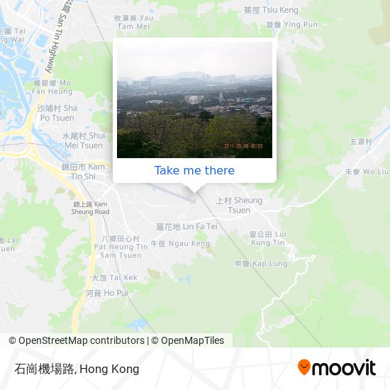 石崗機場路 map