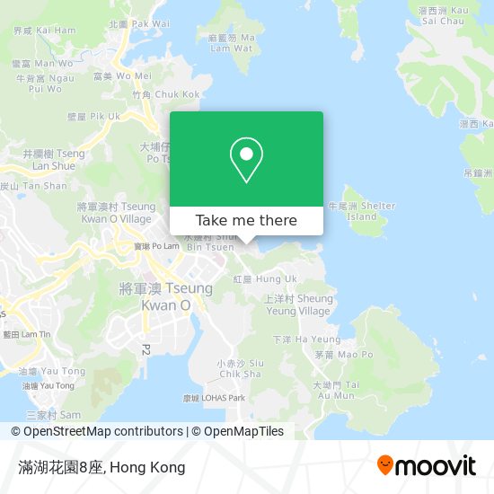 滿湖花園8座地圖