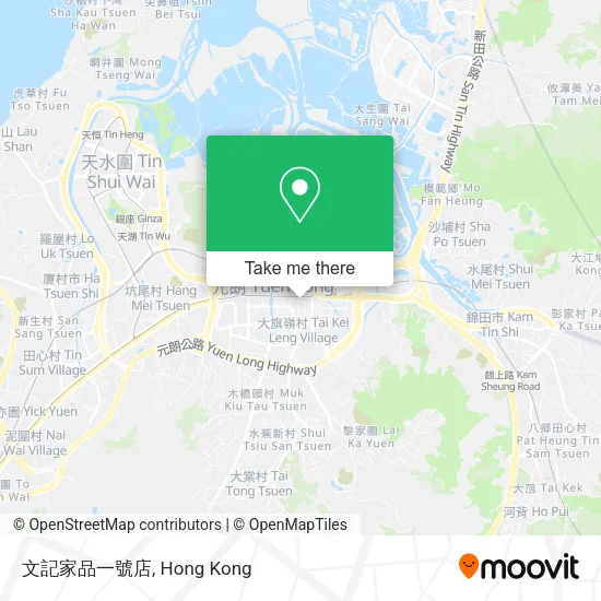 文記家品一號店地圖