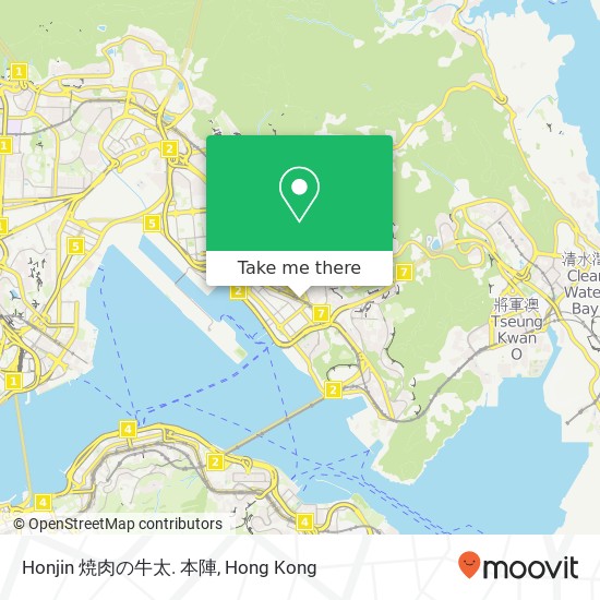Honjin 焼肉の牛太. 本陣 map
