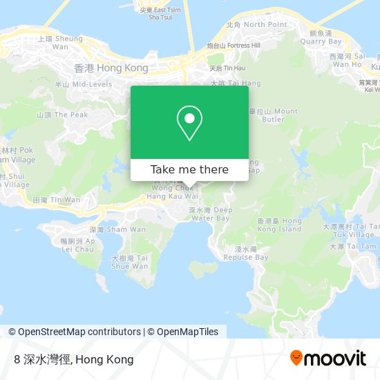 8 深水灣徑 map
