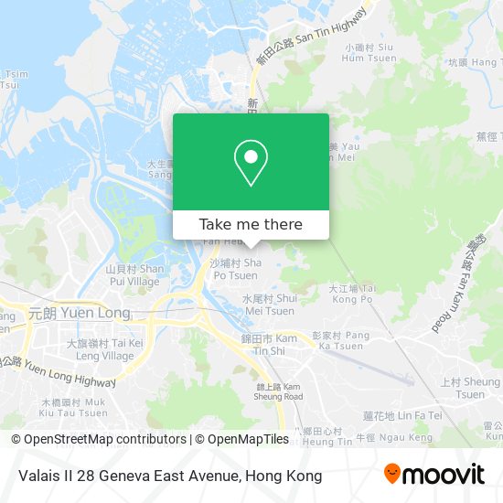 Valais II 28 Geneva East Avenue map