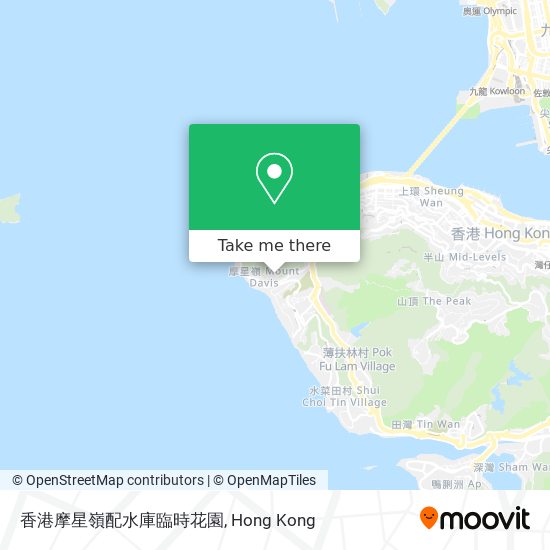 香港摩星嶺配水庫臨時花園 map