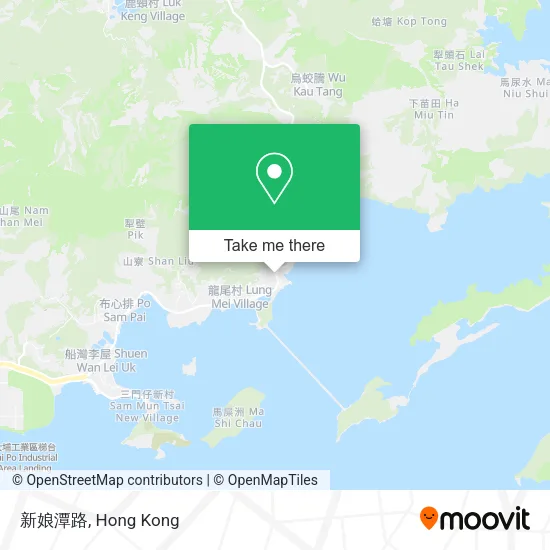 新娘潭路地圖