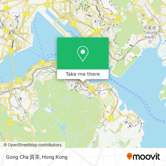 Gong Cha 貢茶 map