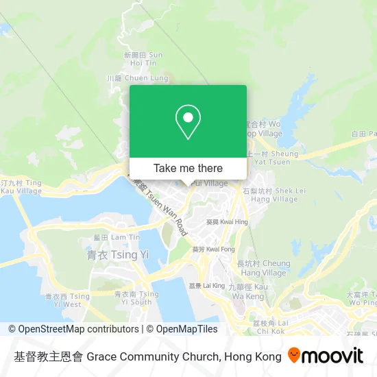 基督教主恩會 Grace Community Church map