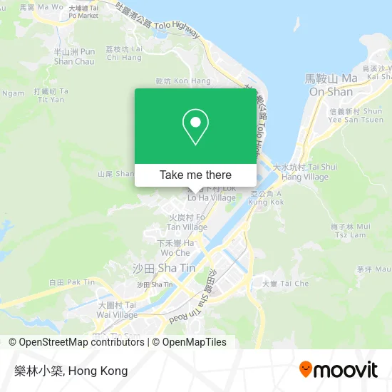 樂林小築地圖