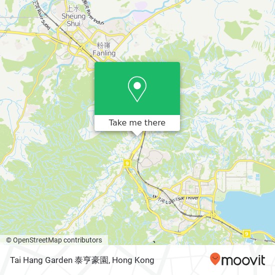 Tai Hang Garden 泰亨豪園地圖