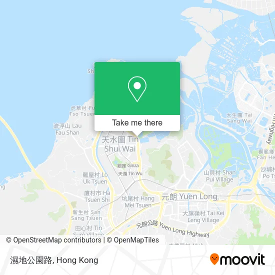 濕地公園路 map