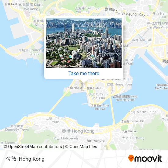 佐敦地圖