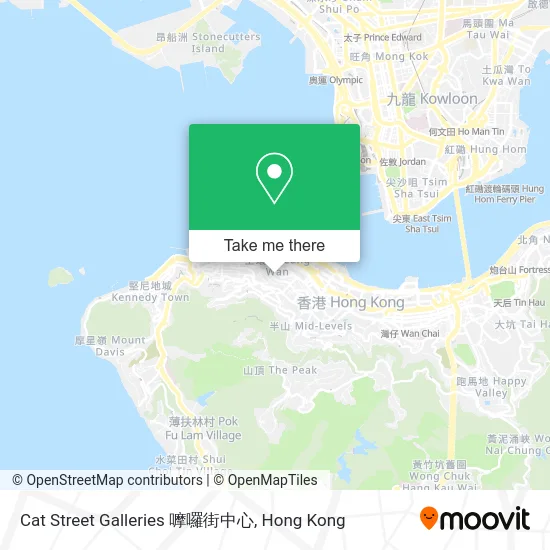 Cat Street Galleries 嚤囉街中心 map