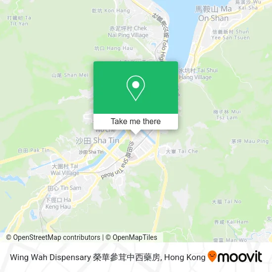 Wing Wah Dispensary 榮華參茸中西藥房 map