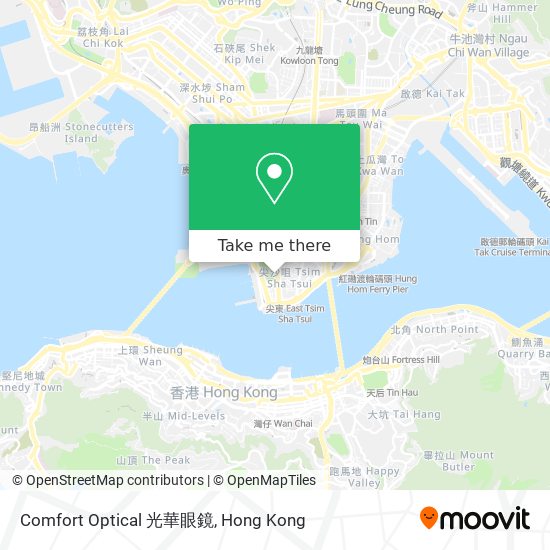 Comfort Optical 光華眼鏡 map