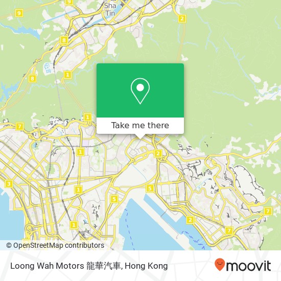 Loong Wah Motors 龍華汽車 map