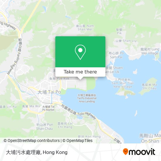 大埔污水處理廠 map