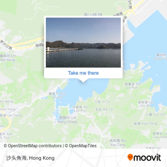 沙头角海 map
