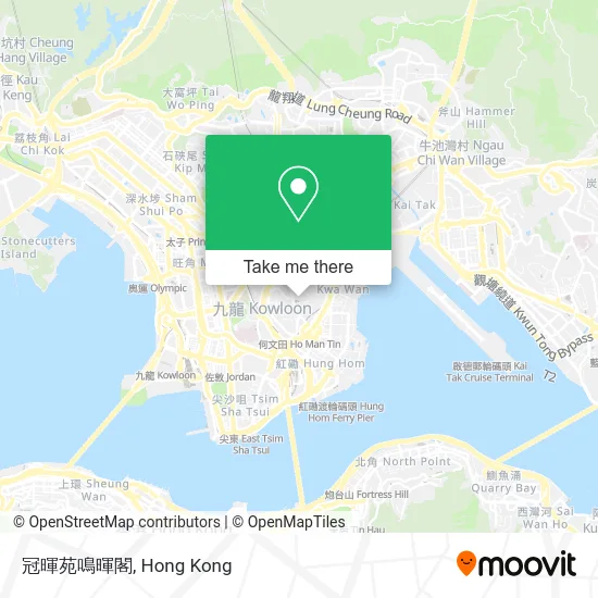 冠暉苑鳴暉閣 map