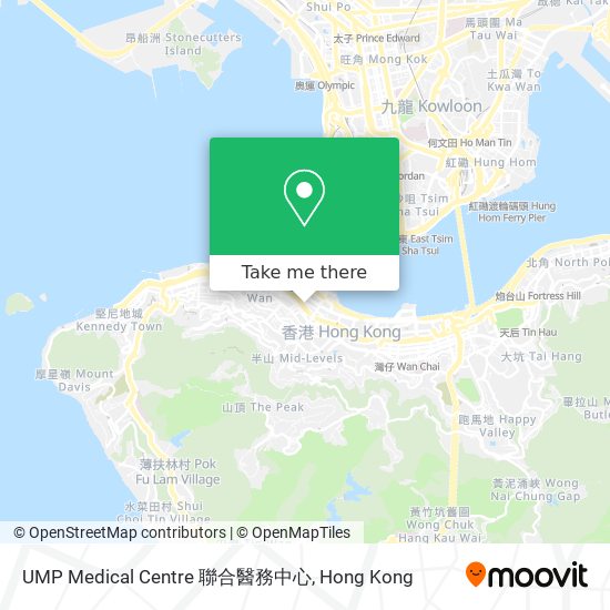 UMP Medical Centre 聯合醫務中心 map