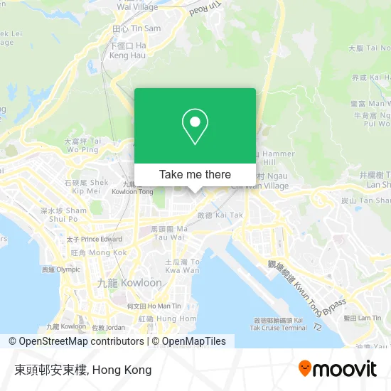 東頭邨安東樓地圖