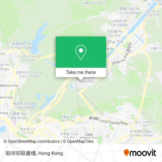 顯徑邨顯慶樓地圖