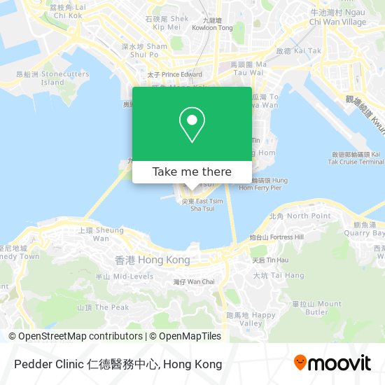 Pedder Clinic 仁德醫務中心 map