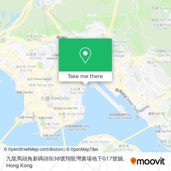 九龍馬頭角新碼頭街38號翔龍灣廣場地下G17號舖 map