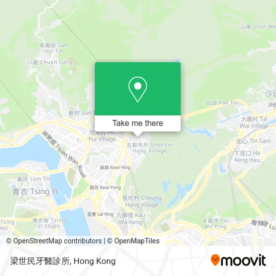 梁世民牙醫診所地圖