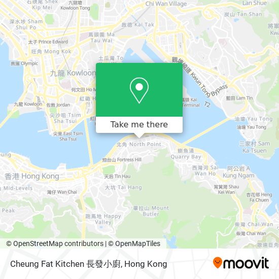 Cheung Fat Kitchen 長發小廚地圖