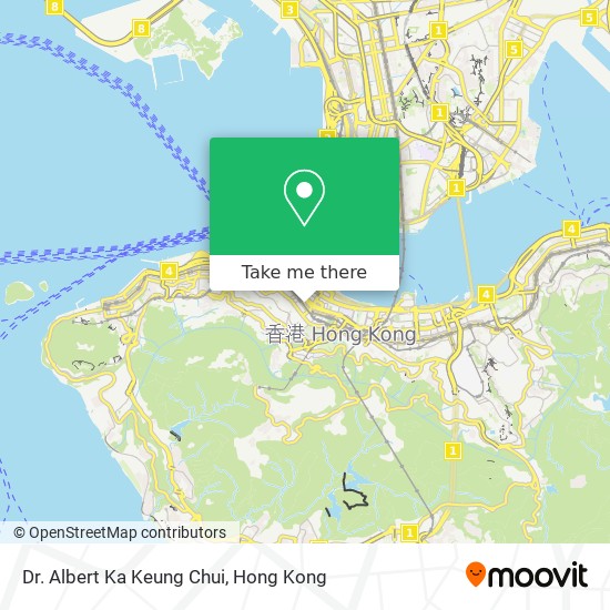 Dr. Albert Ka Keung Chui map