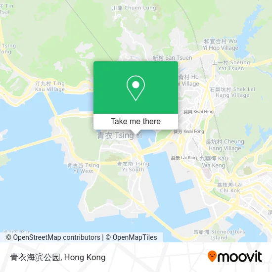 青衣海滨公园 map