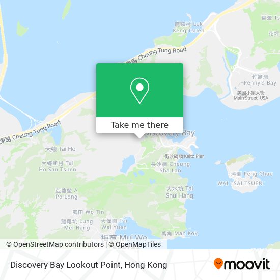 Discovery Bay Lookout Point map