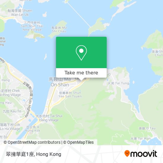 翠擁華庭1座地圖