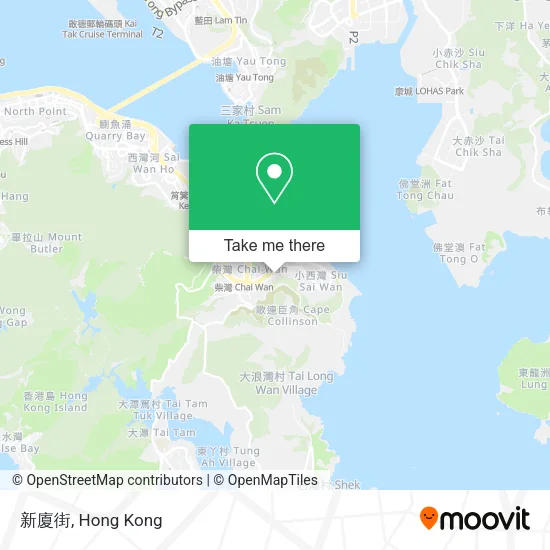 新廈街地圖