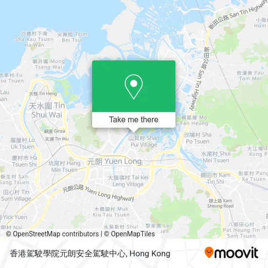 香港駕駛學院元朗安全駕駛中心地圖