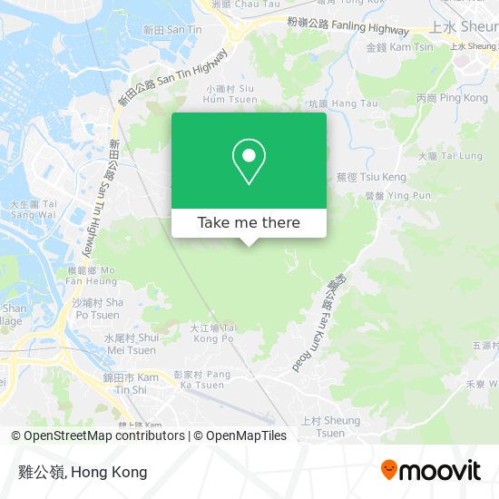 雞公嶺地圖