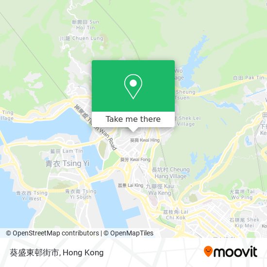 葵盛東邨街市 map