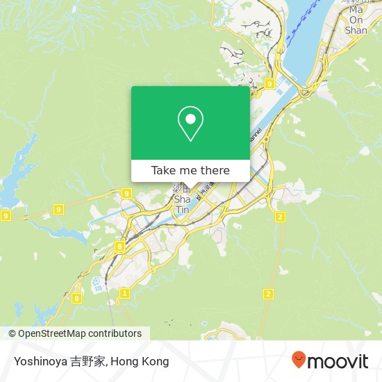 Yoshinoya 吉野家 map