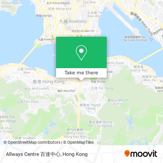 Allways Centre 百達中心 map