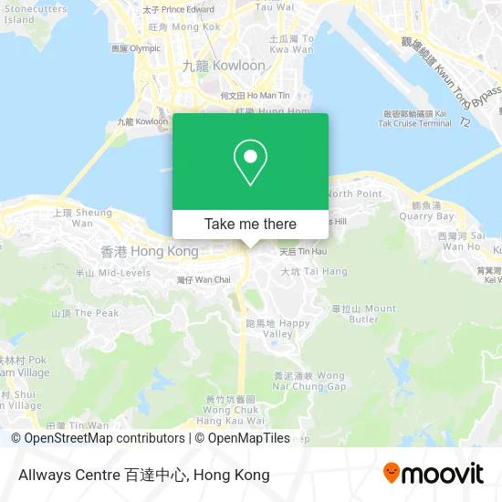 Allways Centre 百達中心 map
