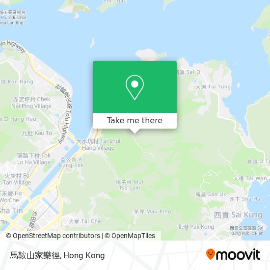 馬鞍山家樂徑 map