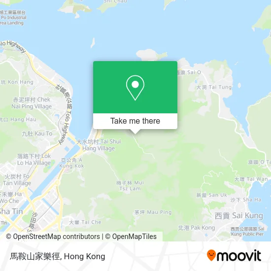 馬鞍山家樂徑 map