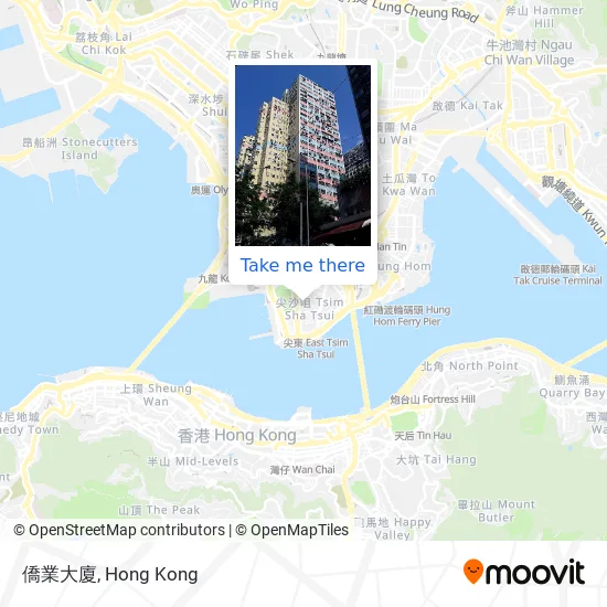 僑業大廈 map