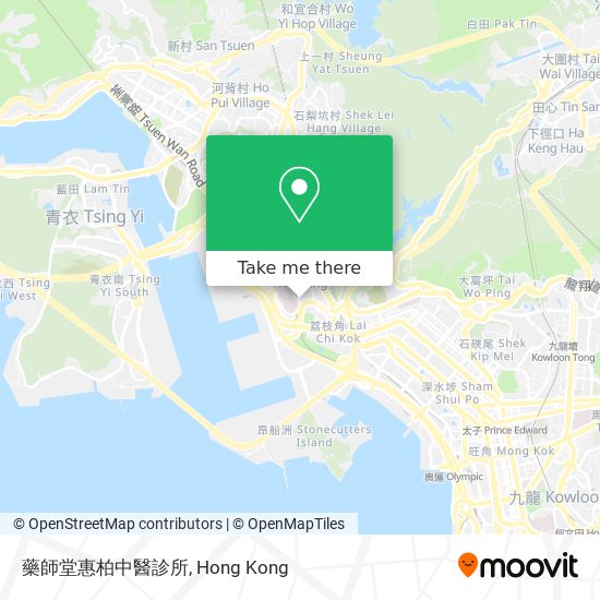 藥師堂惠柏中醫診所 map