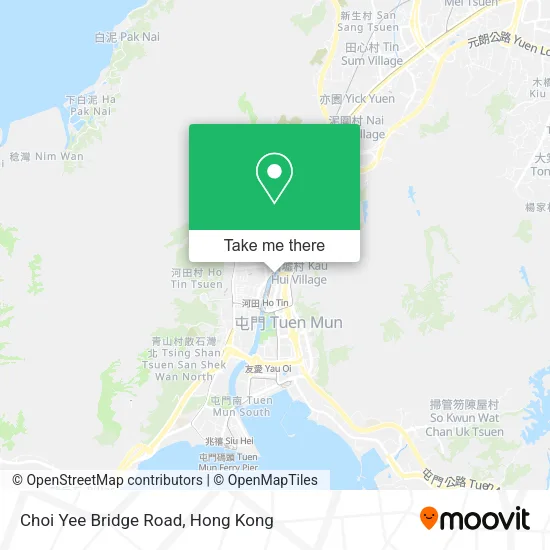 Choi Yee Bridge Road map