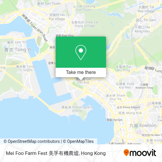 Mei Foo Farm Fest 美孚有機農墟地圖
